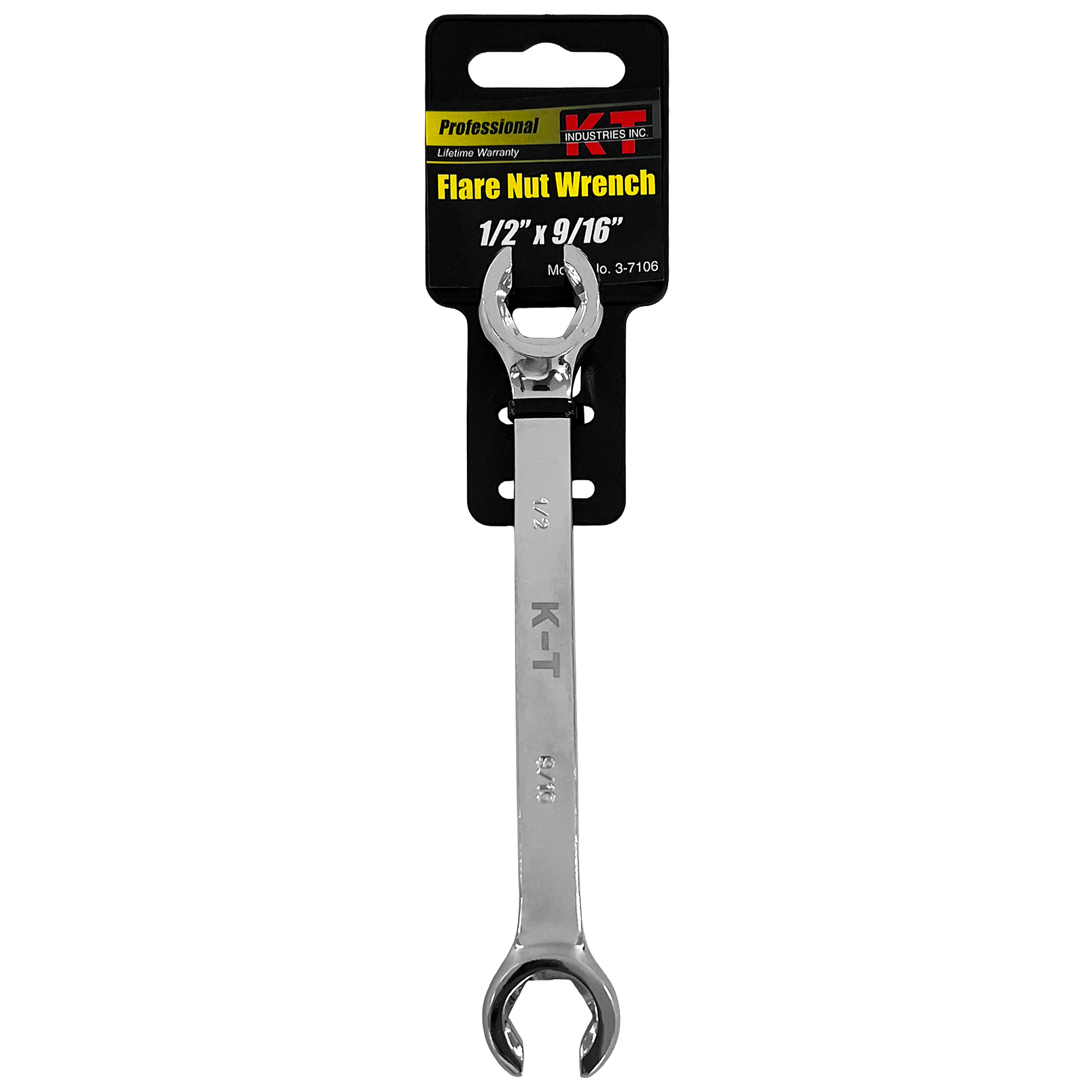 K-T Industries, Flare-Nut Wrench 1/2" X 9/16", Model # 3-7106